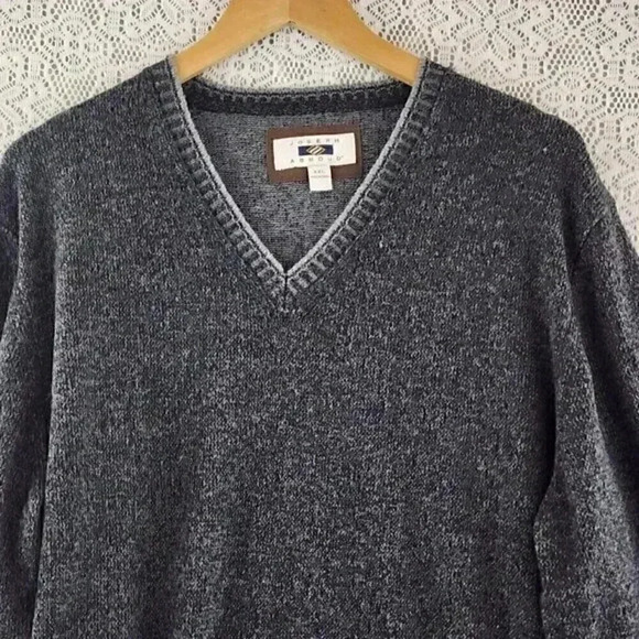 Joseph Abboud Wool Blend‎ V Neck Men's Sweater XXL - Picture 3 of 8